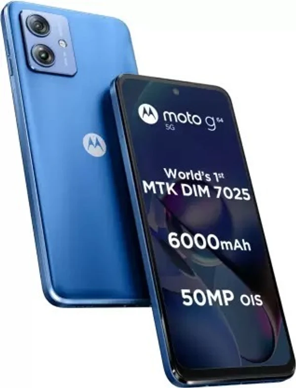 Motorola g64 5G (pearl blue, 128 GB)  (8 GB RAM) - pearl blue