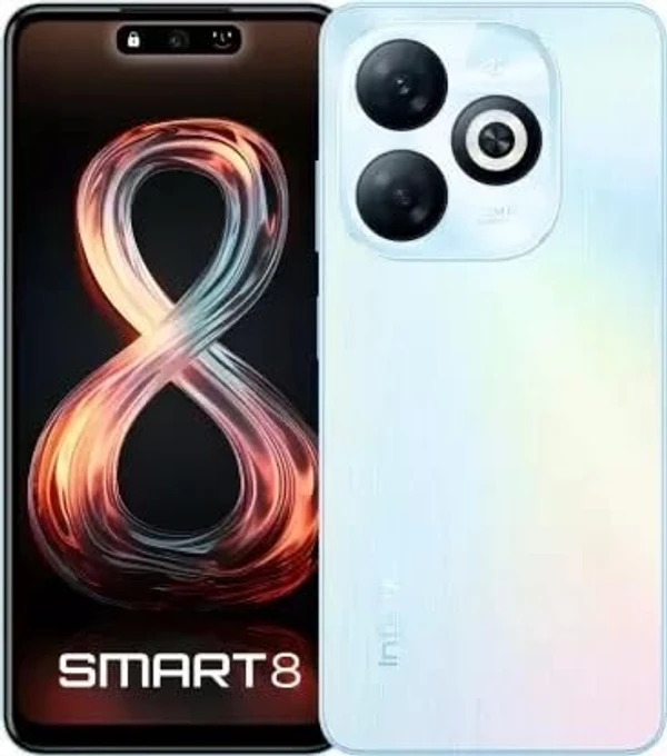 Infinix Smart 8 (8 GB 128 GB (Rainbow Blue) - rainbow blue, 8GB-128GB