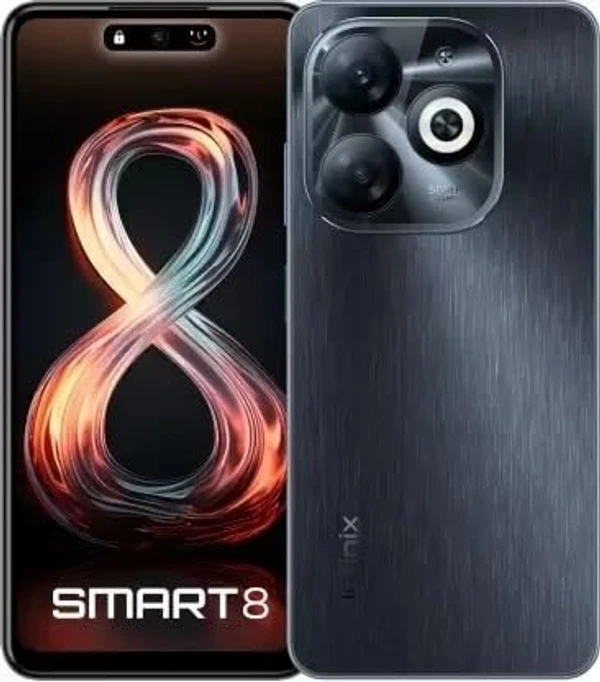 Infinix Smart 8 (8 GB 128 GB (black) - Black, 8GB-128GB