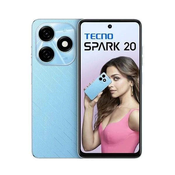 TECNO spark 20 light blue, 8GB RAM,256GB Storage) - light blue, 8GB-256GB