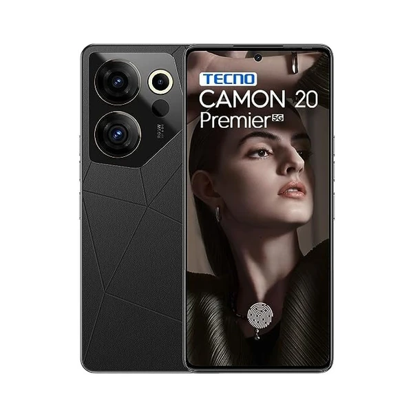 TECNO Camon 20 Premier 5G (black, 8GB RAM,512GB Storage) - Black, 8GB-512GB