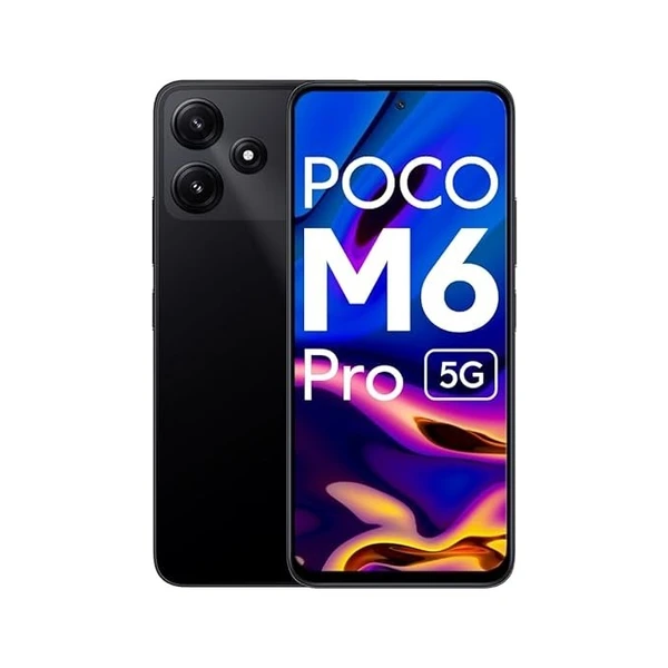 POCO M6 Pro 5G (Forest Green, 128 GB)  (4 GB RAM) - Black, 4GB-128GB