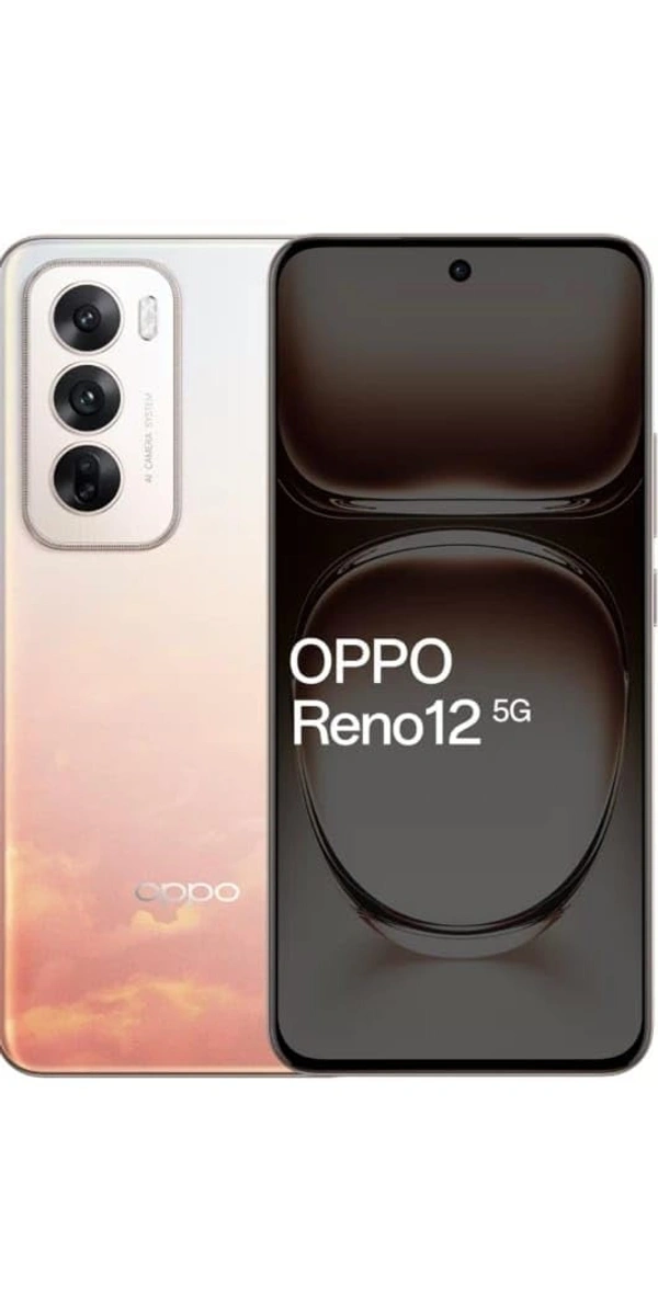 Oppo Reno 12 5G (Sunset Peach, 256 GB) (8 GB RAM) - Sunset peach, 8GB-256GB