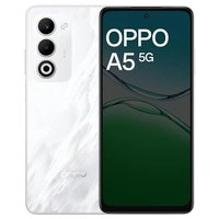 OPPO A5 5G (Mist White, 6GB RAM, 128GB Storage)  - white, 6GB-128GB