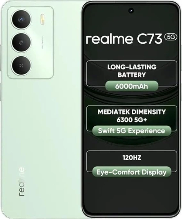 realme C73 5G (Jade Green, 128 GB) (4 GB RAM) - Jade Green, 4GB-128GB