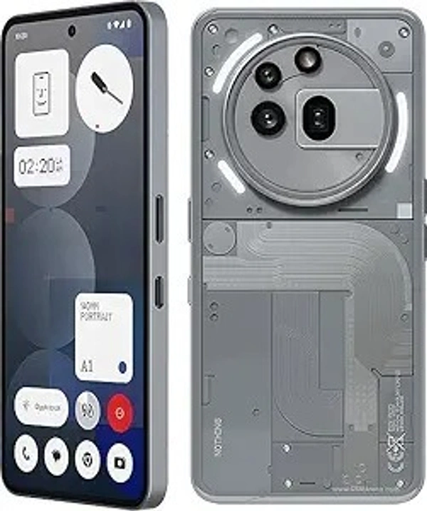 Nothing Phone (3a) Pro 5G (grey, 12GB RAM + 256GB Storage) - grery, 12GB-256GB