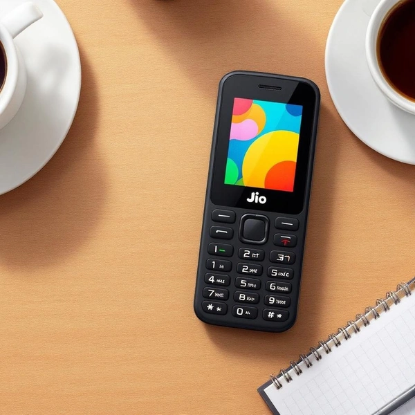 Jio Bharat 4G Keypad phone | black | F 120 - Black, F 120