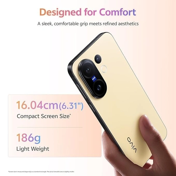VIVO X200 FE 5G (Amber Yellow, 16GB RAM, 512GB Storage) - Amber Yellow, 16GB-512GB