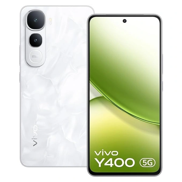 Vivo Y400 5G (Glam White, 8GB RAM, 256GB Storage) - Glam White, 8GB-256GB