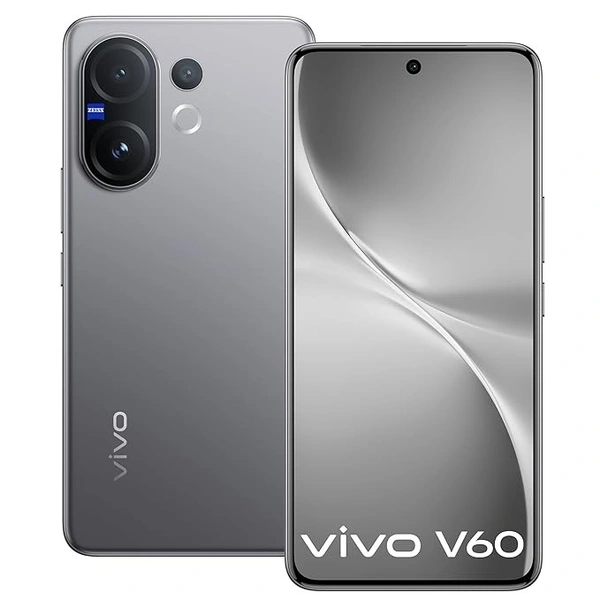 Vivo V60 5G (Mist Gray, 16GB RAM, 512GB Storage) - gray, 16GB-512GB
