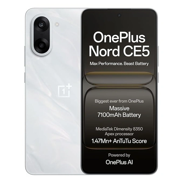 OnePlus Nord CE5 |  12GB + 256GB | white - White, 12GB-256GB