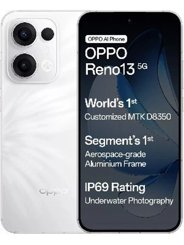OPPO RENO 13 5G (IVORY WHITE ,256GB) (8GB RAM) - IVORY WHITE, OPPO RENO 13 5G (IVORY WHITE ,256GB) (8GB RAM)
