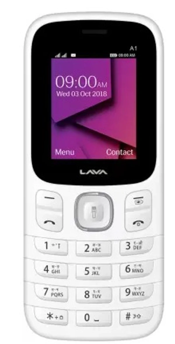 LAVA A1  (White/Grey) - White