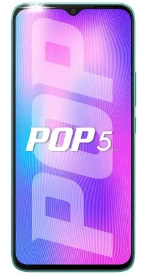 Tecno Pop 5 LTE (Ice Blue, 32 GB)  (2 GB RAM) - turquoise cyan, 2GB-32GB