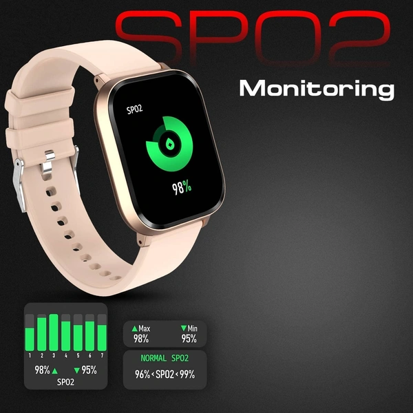 Fire-Boltt Ninja 2 Max 1.5 inches(3.9cm) Full Touch Display Smartwatch with SpO2, Heart Rate Tracking 20 Sports Mode Sleep Monitor, Camera Music Control,...