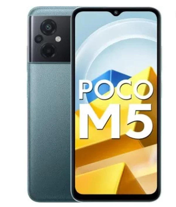 POCO M5 (Icy Blue, 128 GB)  (6 GB RAM) - icy blue, 6GB-128GB