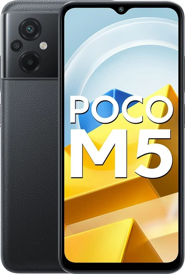 POCO M5 (Power Black, 128 GB)  (6 GB RAM) - Black, 6GB-128GB