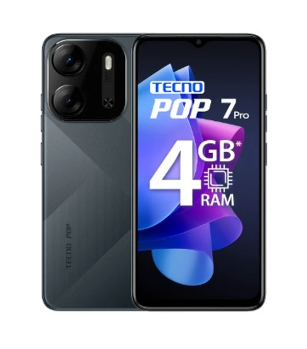 Tecno Pop 7 pro (?Endless Black, 64 GB)  (2 GB RAM) - endless black, 2GB-64GB