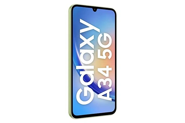 SAMSUNG Galaxy A34 5G (Awesome Lime, 128 GB)  (8 GB RAM) - LIME, 8GB-128GB