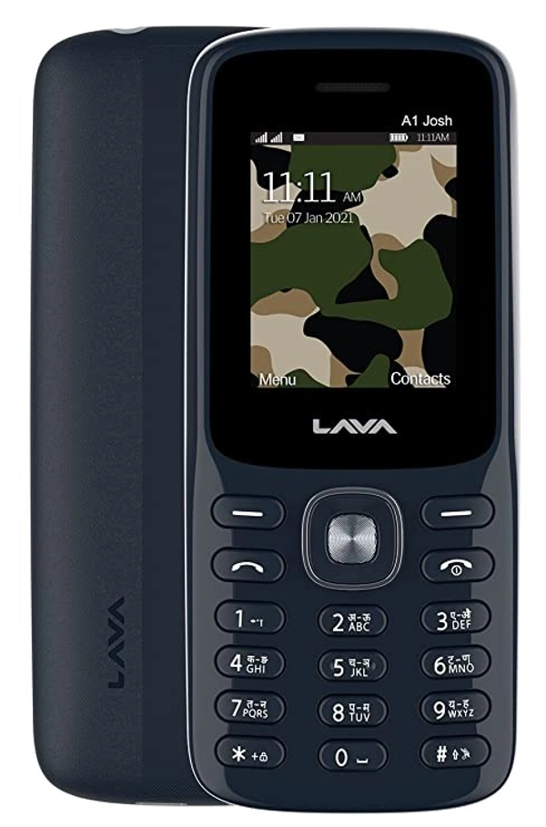 LAVA A1 Super 2021  (Blue, Silver) - BLUE SILVER