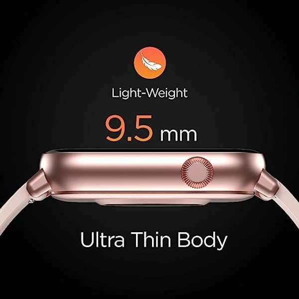 Fire-Boltt Ninja Fit Smartwatch Full Touch 1.69 & 120+ Sports Modes  - BEIGE, 1.68