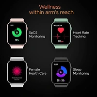 Fire-Boltt Ninja Fit Smartwatch Full Touch 1.69 & 120+ Sports Modes  - BEIGE, 1.68
