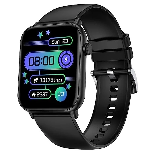 Fire-Boltt Ninja Fit Smartwatch Full Touch 1.69 & 120+ Sports Mode - Black, 1.68