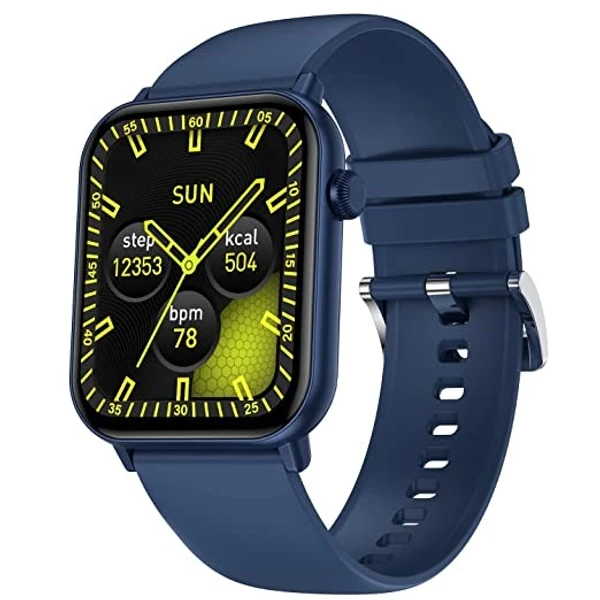 Fire-Boltt Ninja Fit Smartwatch Full Touch 1.69 & 120+ Sports Mode - BLUE, 1.68