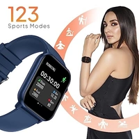 Fire-Boltt Ninja Fit Smartwatch Full Touch 1.69 & 120+ Sports Mode - BLUE, 1.68