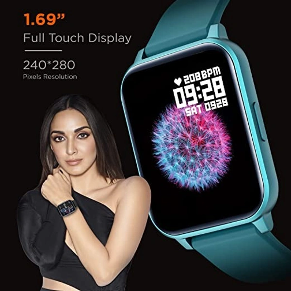 Fire-Boltt Ninja 3 Smartwatch Full Touch 1.69 & 60 Sports Mode - BLUE, 1.69