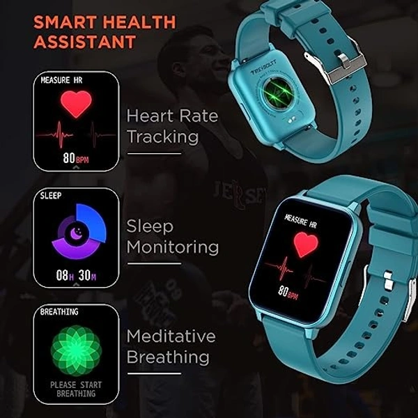 Fire-Boltt Ninja 3 Smartwatch Full Touch 1.69 & 60 Sports Mode - BLUE, 1.69