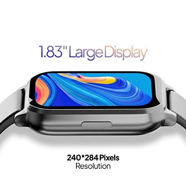 Fire-Boltt Ninja 3 1.83" Display Smartwatch Full Touch with 100+ Sports Mode - Black, 1.83
