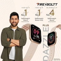 Fire-Boltt Dazzle 1.83" Smartwatch Full Touch Largest Borderless Display & 60 Sports Mode - BEIGE, 1.83