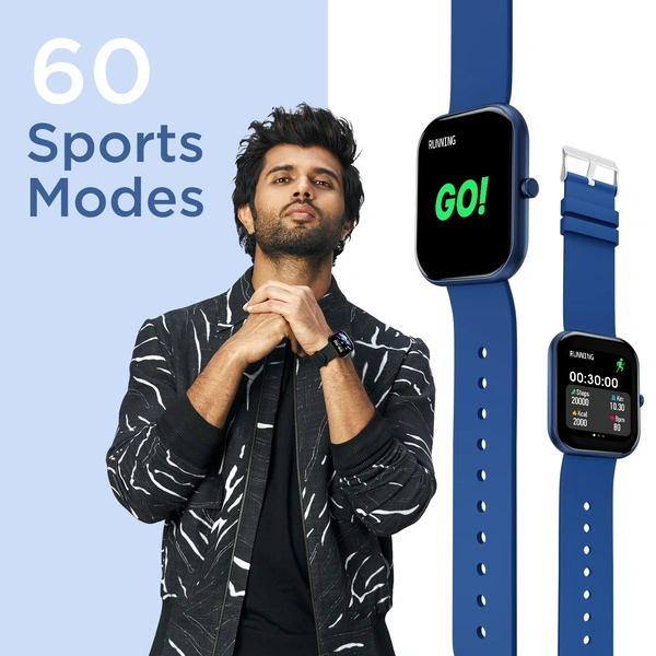 Fire-Boltt Dazzle 1.83" Smartwatch Full Touch Largest Borderless Display & 60 Sports Mode - BLUE, 1.83