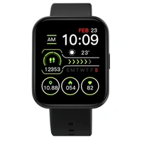 Fire-Boltt Celcius 1.91 inch HD 240*296 Borderless Display & Body Temperature Monitoring Smartwatch  (Black Strap, Free Size) - Black, 1.91
