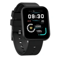 Fire-Boltt Celcius 1.91 inch HD 240*296 Borderless Display & Body Temperature Monitoring Smartwatch  (Black Strap, Free Size) - Black, 1.91