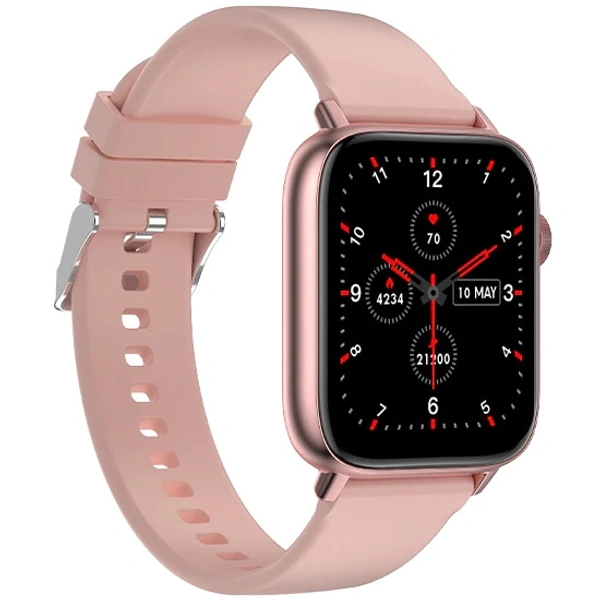 Fire-Boltt Hercules 1.83" Large Display, BT Calling with Voice Assist & Metal Body Smartwatch  (Pink Strap, Free Size) - PINK, 1.83