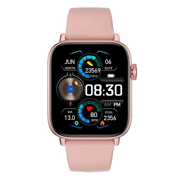 Fire-Boltt Hercules 1.83" Large Display, BT Calling with Voice Assist & Metal Body Smartwatch  (Pink Strap, Free Size) - PINK, 1.83
