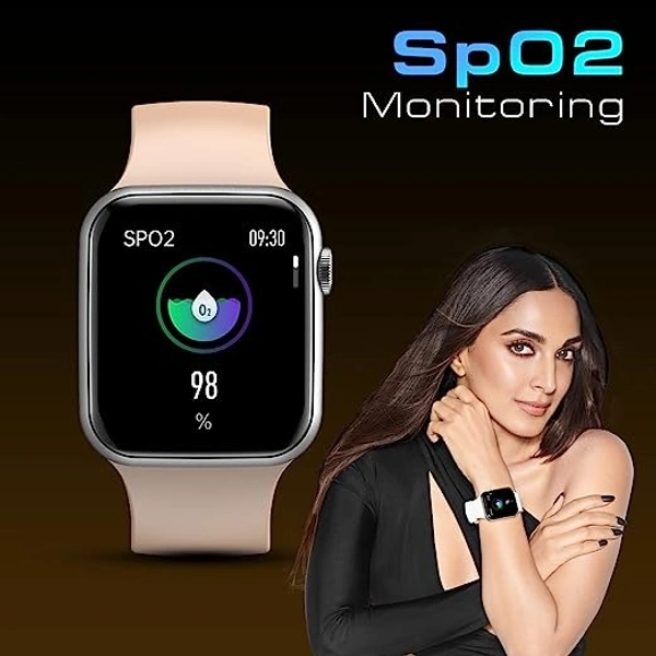 Fire-Boltt Call Bluetooth Calling Smartwatch with SpO2 & 1.7” Metal Body  - BEIGE, 1.7