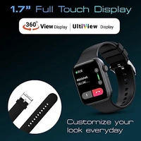 Fire-Boltt Call Bluetooth Calling Smartwatch with SpO2 & 1.7” Metal Body - Black, 1.7