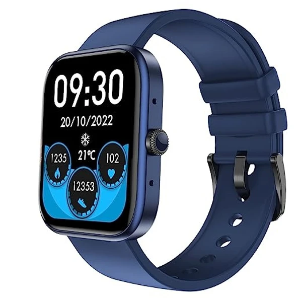 Fire-Boltt Jaguar 1.83 inch HD Display Smartwatch with Advanced Bluetooth Calling, 27 Sports Modes, 360 Health Suite, Built in Games and Multiple Watch Faces - BLUE, 1.83