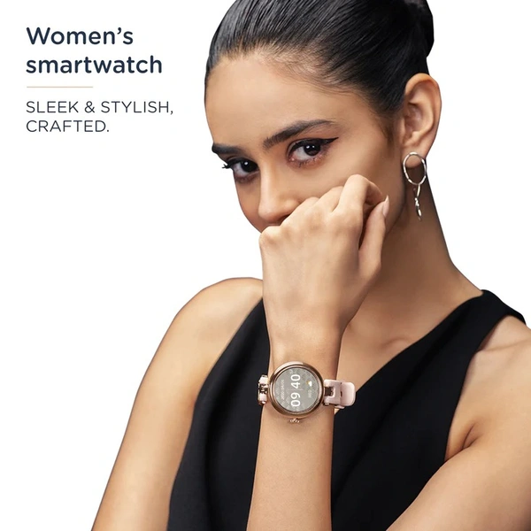 Pebble Venus watch - midnight gold