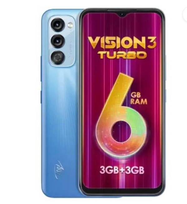 itel Vision3 Turbo (Jewel Blue, 64 GB)  (3 GB RAM) - Jewel Blue, 3GB-64GB