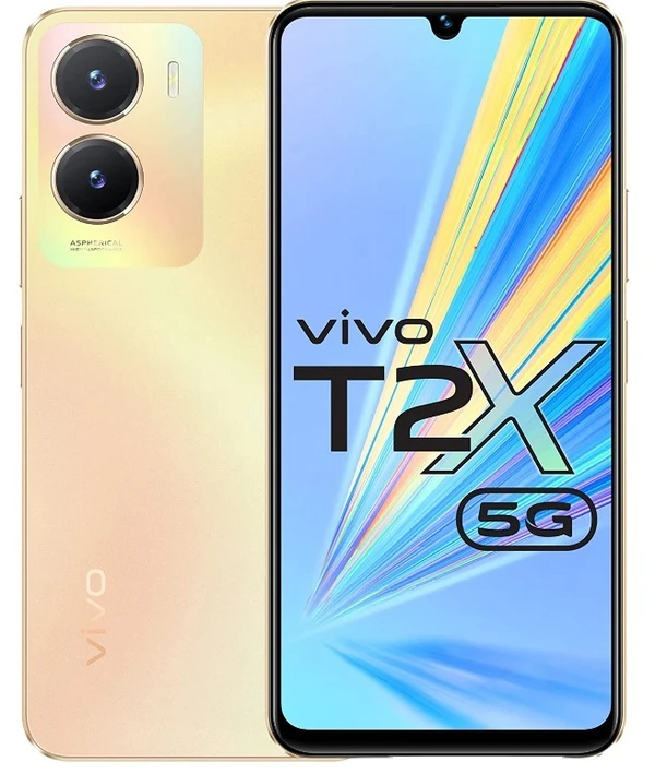 vivo T2x 5G (Marine Blue, 128 GB)  (8 GB RAM) - aurora gold, 8GB-128GB