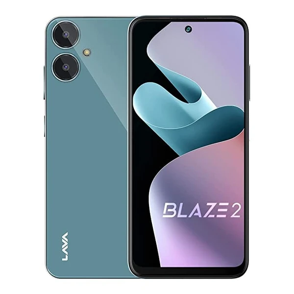 LAVA Blaze 2 (Glass Blue, 128 GB)  (6 GB RAM) - Blue, 6GB-128GB