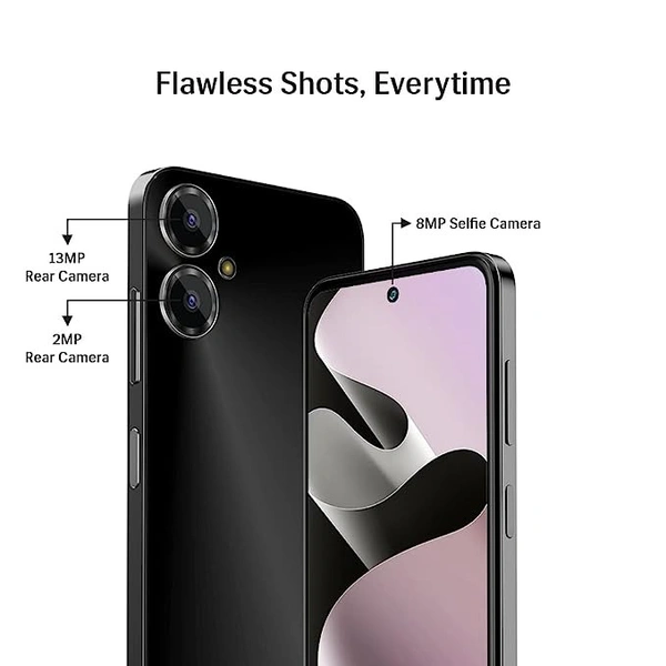 LAVA Blaze 2 (Glass Black, 128 GB)  (6 GB RAM) - Black, 6GB-128GB