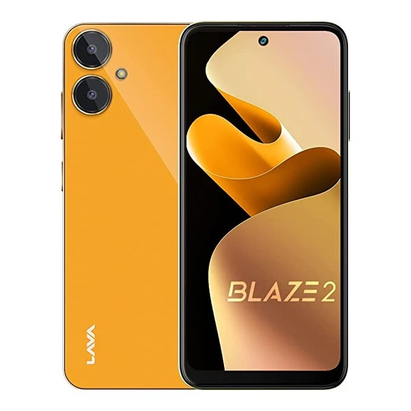 LAVA Blaze 2 (Glass Orange, 128 GB)  (6 GB RAM) - Orange, 6GB-128GB