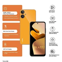 LAVA Blaze 2 (Glass Orange, 128 GB)  (6 GB RAM) - Orange, 6GB-128GB