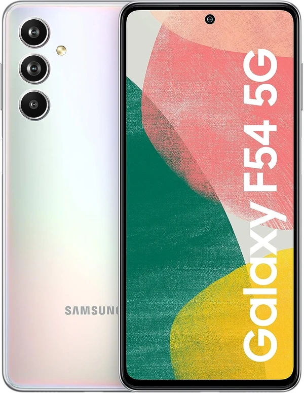 SAMSUNG Galaxy F54 5G (Stardust Silver, 256 GB)  (8 GB RAM) - stardust silver, 8GB-256GB