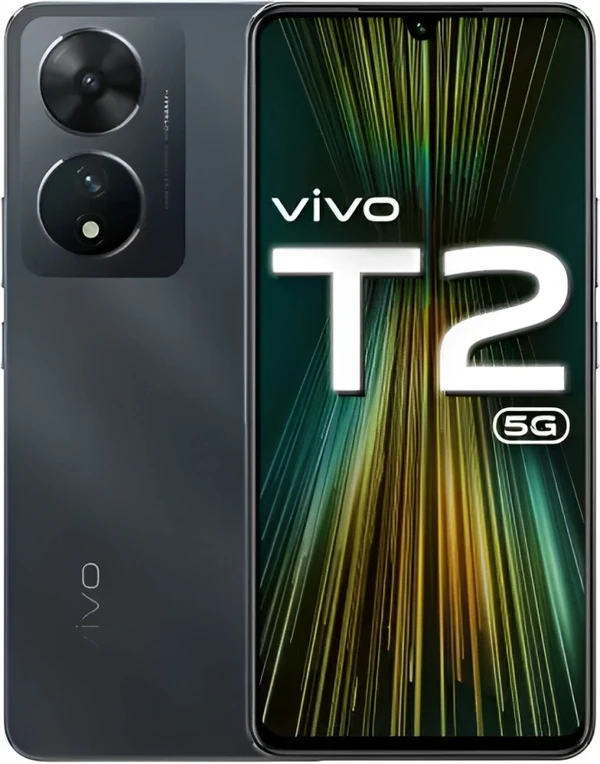 vivo T2 5G (Velocity Wave, 128 GB)  (8 GB RAM) - Black, 8GB-128GB